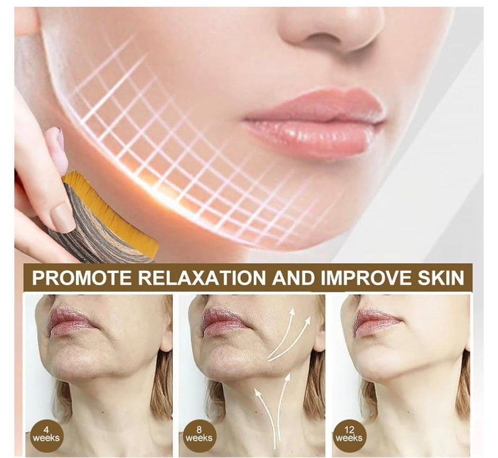 Lymphatic Drainage Brush - Contour Brush, Chin, and Jawline Sculptingl