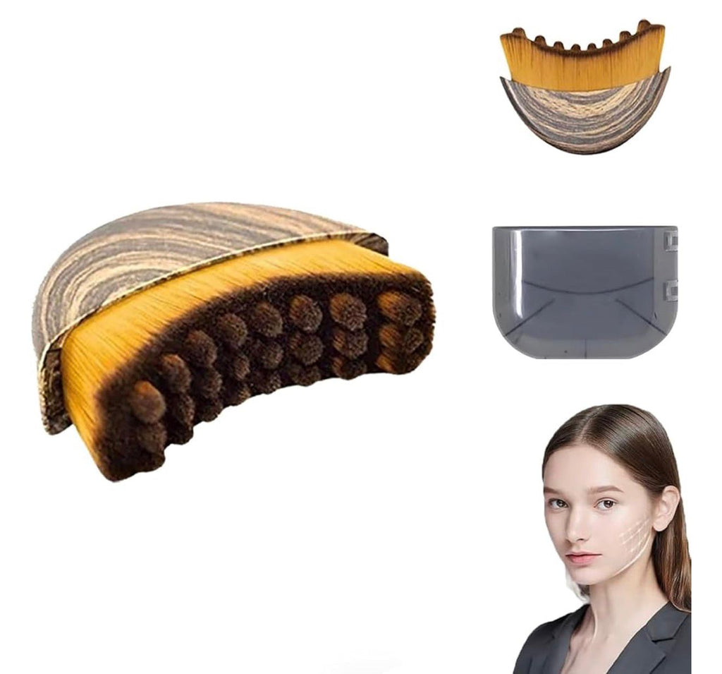 Lymphatic Drainage Brush - Contour Brush, Chin, and Jawline Sculptingl