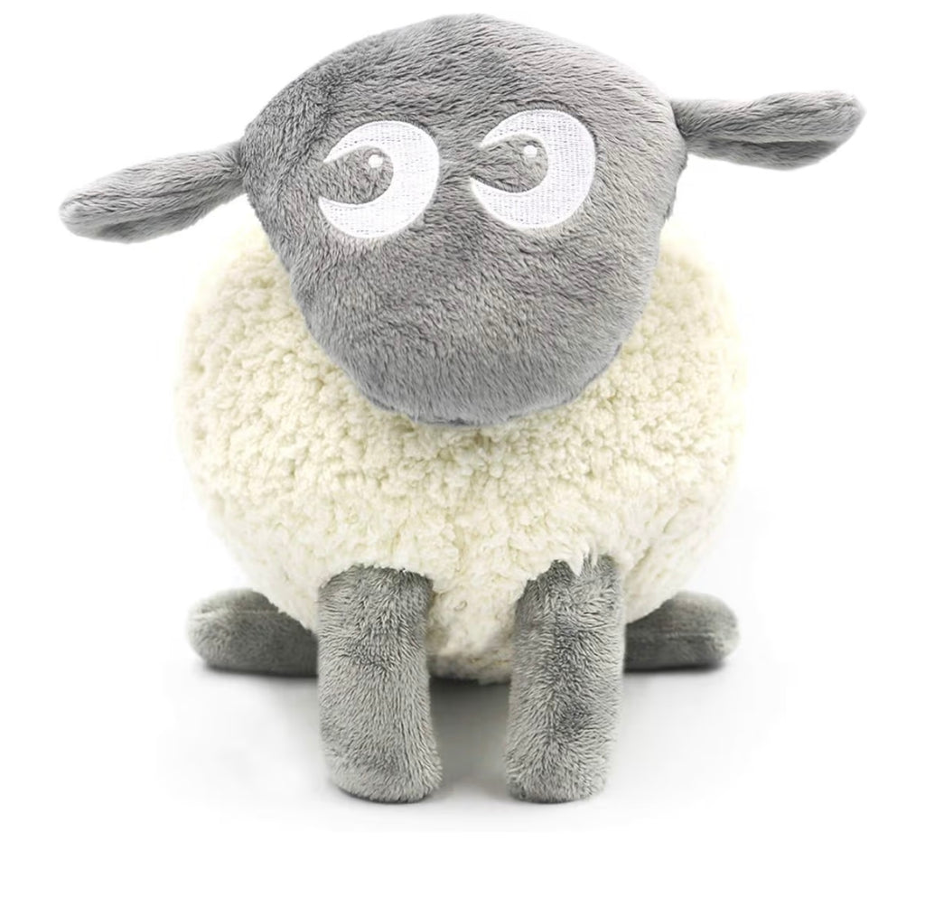 Sweet Dreamers, Ewan The Dream Sheep, Grey - Baby White/Pink Noise Machine and Sleep Aid with Night Light