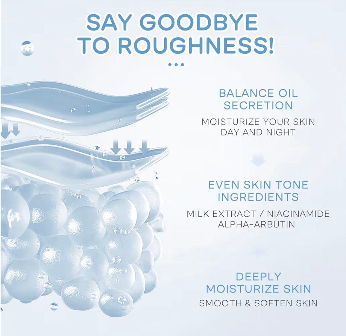 LAIKOU Skincare Set, Milk Beauty Gift Sets for Teenage Girls with Cleanser, Day Cream, Night Cream, Eye Cream, Sunscreen, Facial Kits for Women Wife Mom, Deep Hydrating Smoothing 5pcs