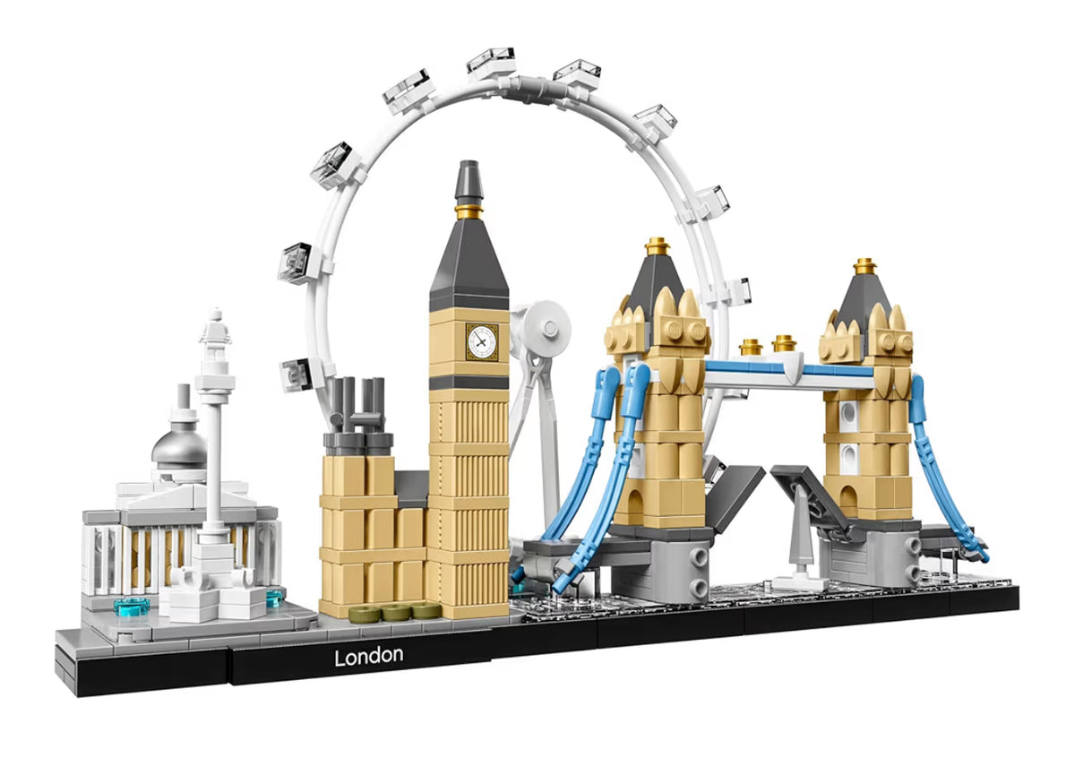 LEGO Architecture Skyline Model Building Set, Model Kit Featuring London Eye, Big Ben, Tower Bridge, Office Home Décor, Collectible Gift Idea for Men, Women and Teens 21034