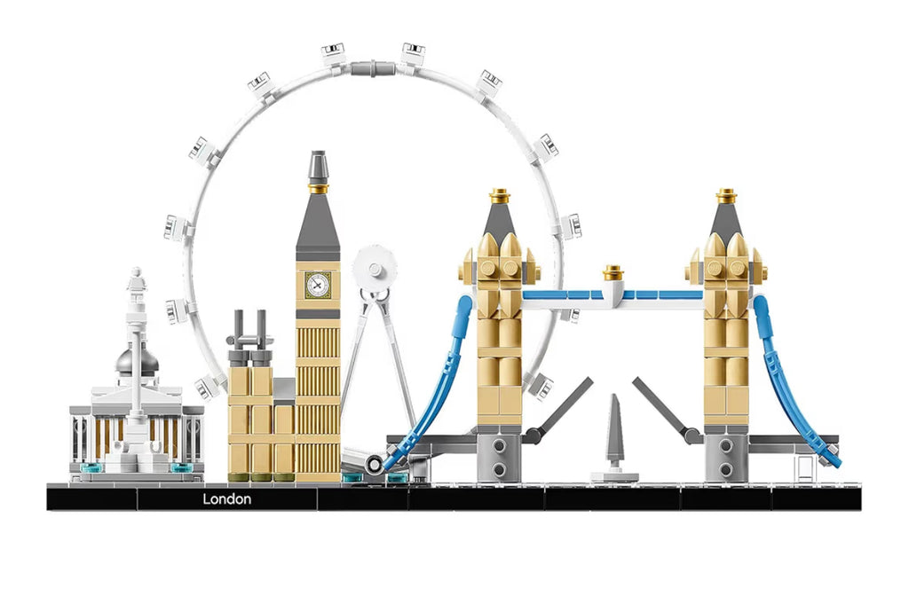 LEGO Architecture Skyline Model Building Set, Model Kit Featuring London Eye, Big Ben, Tower Bridge, Office Home Décor, Collectible Gift Idea for Men, Women and Teens 21034