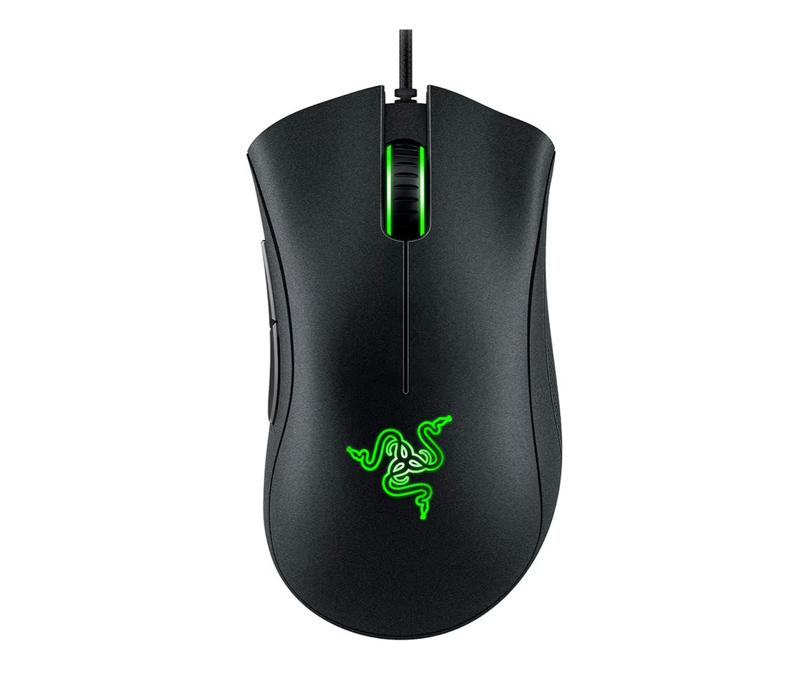 Razer DeathAdder Essential (2021) - Wired Gaming Mouse (Optical Sensor, 6400 DPI, 5 Programmable Buttons, Ergonomic Form Factor) Black