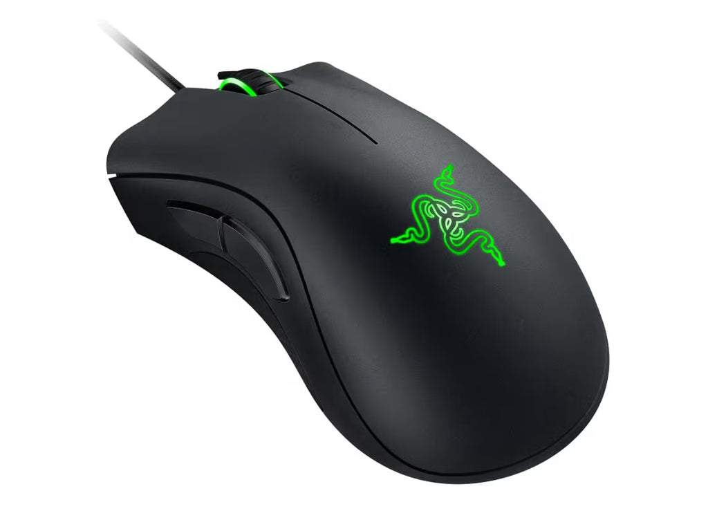 Razer DeathAdder Essential (2021) - Wired Gaming Mouse (Optical Sensor, 6400 DPI, 5 Programmable Buttons, Ergonomic Form Factor) Black