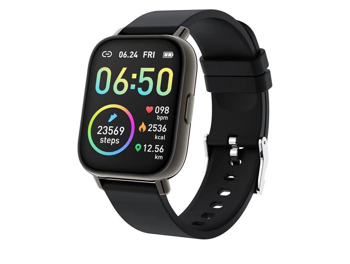 Smart Watch, Fitness Tracker 1.69" Touch Screen Fitness Watch with Heart Rate Sleep Monitor, Step Counter for Men Women Activity Trackers IP68 Waterproof Smartwatch Sports for iOS Android