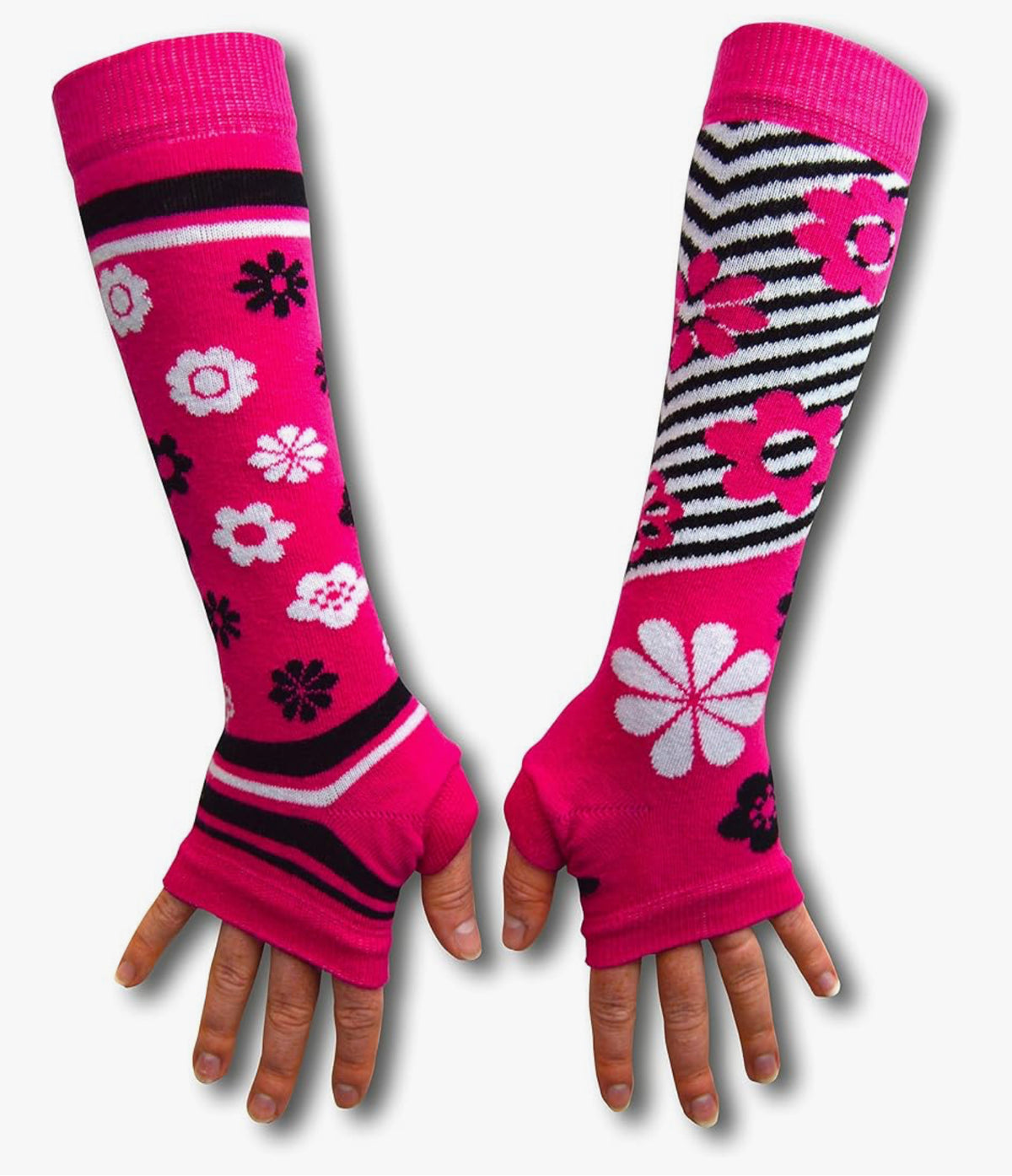 United Oddsocks Ladies Girls Mis Match Armwarmers
