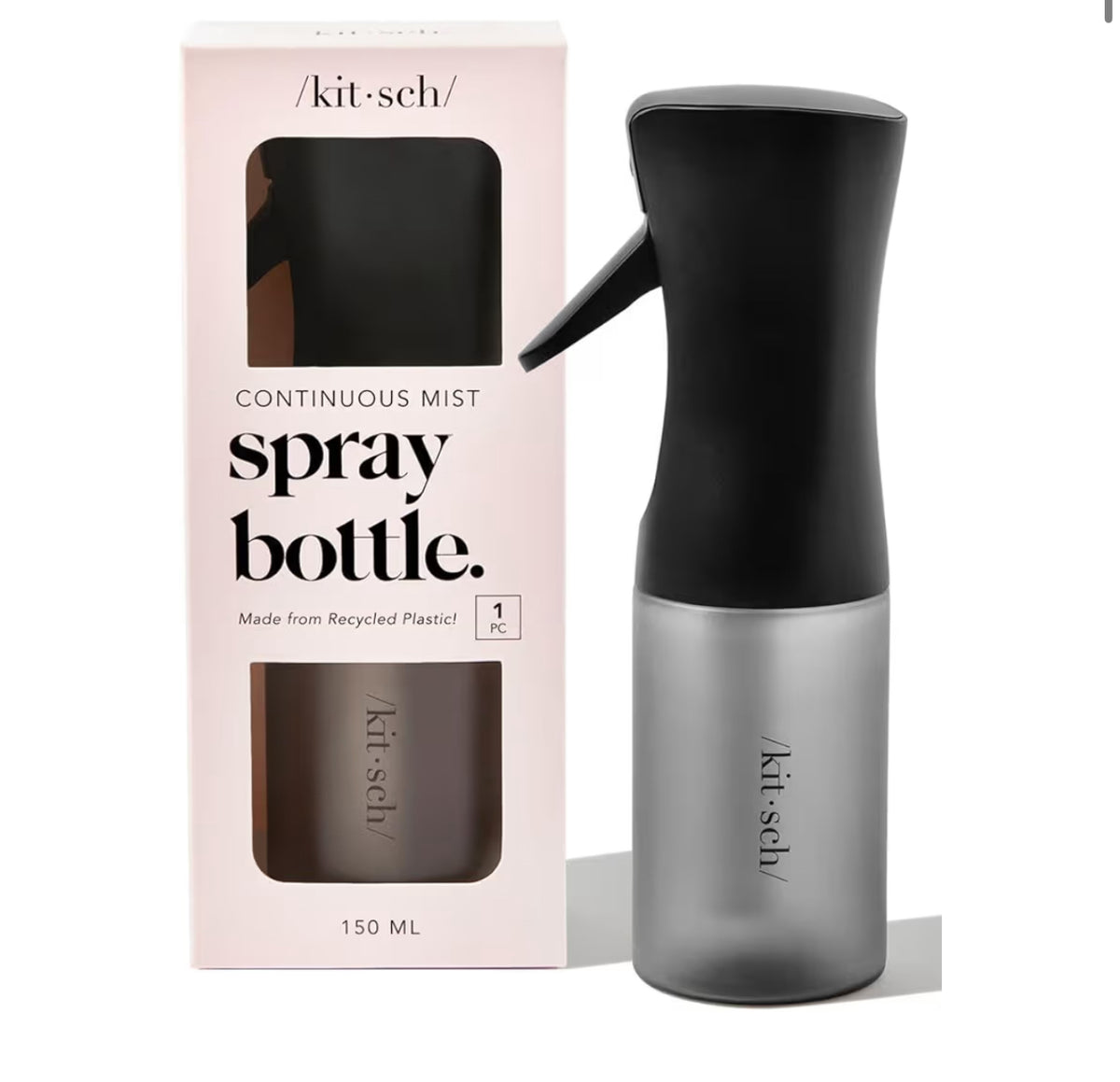Kitsch Spray Bottle for Hair 150ml - Continuous Water Spray bottle for Hair, Cleaning, Gardening, Versatile Spray Bottles - With Ultra Fine Mist - Made from Recycled Plastic - Terracotta