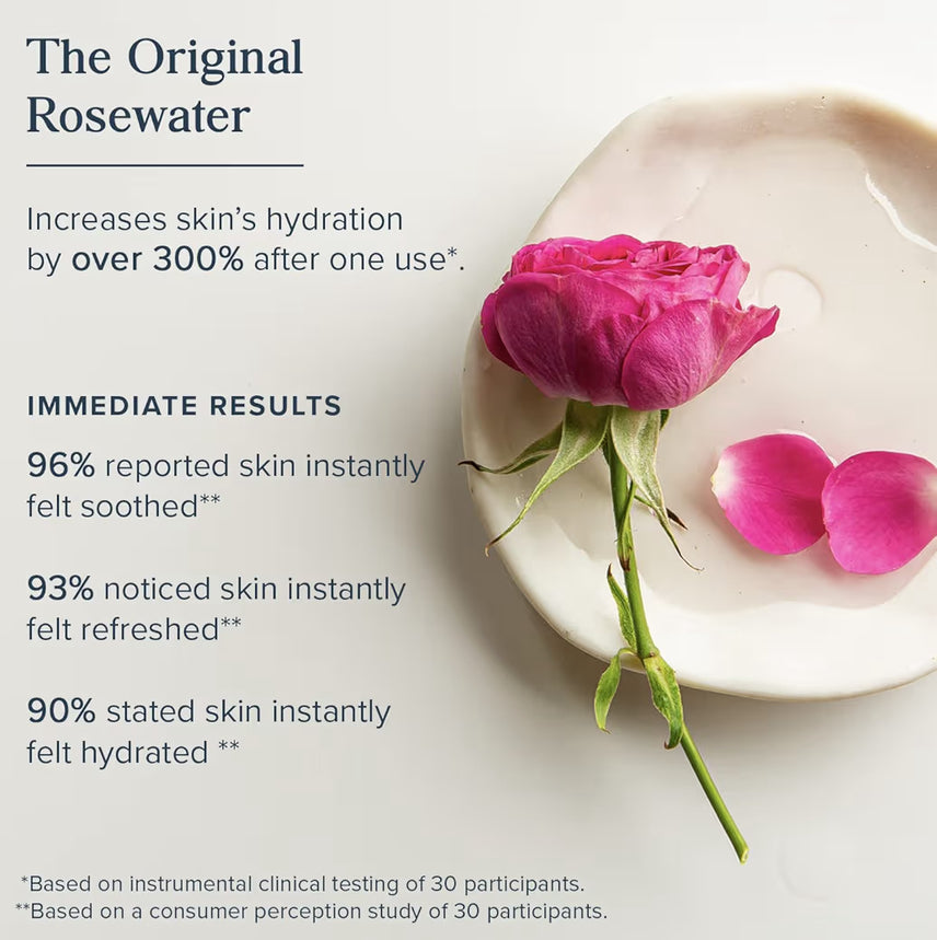 HERITAGE STORE Rose Petals Rosewater | Alcohol Free, 100% Pure Vegan | Benefits Sensitive Skin, Hair & More | Facial Toner & Moisturizer | 8 oz
