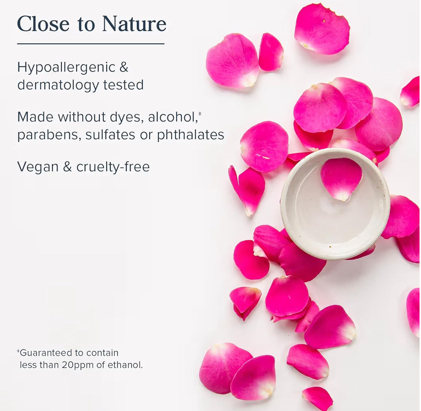 HERITAGE STORE Rose Petals Rosewater | Alcohol Free, 100% Pure Vegan | Benefits Sensitive Skin, Hair & More | Facial Toner & Moisturizer | 8 oz