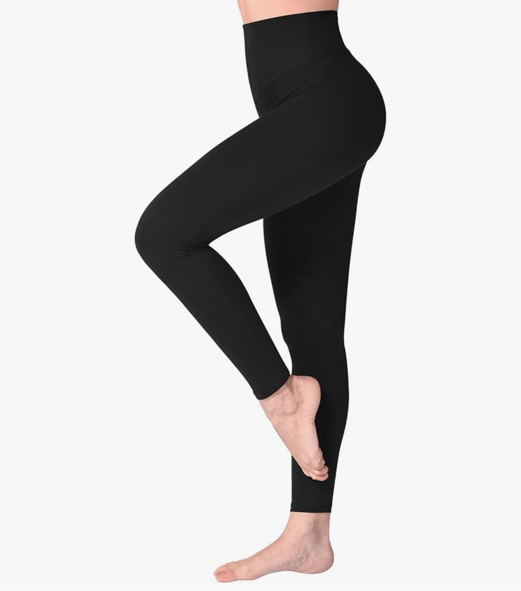 SINOPHANT High Waisted Leggings for Women, Buttery Soft Elastic Opaque Tummy Control Leggings,Plus Size Workout Gym Yoga Stretchy Pants