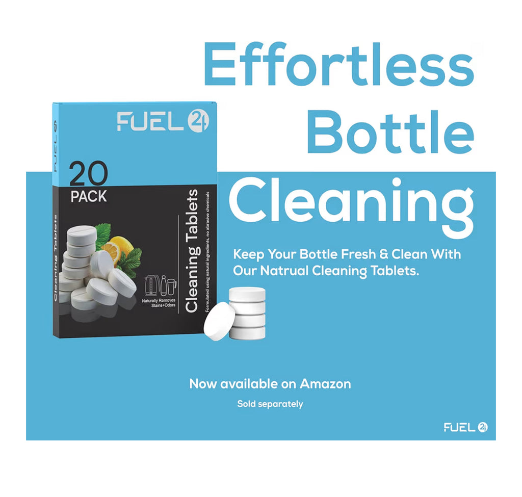 Fuel24 Jug - 2.2 Litre Water Bottle - Extra Strong Flex Material - Drop Proof, Pop or Straw Cap Options - 2.2L Large Gym Sports Bottle, BPA FREE