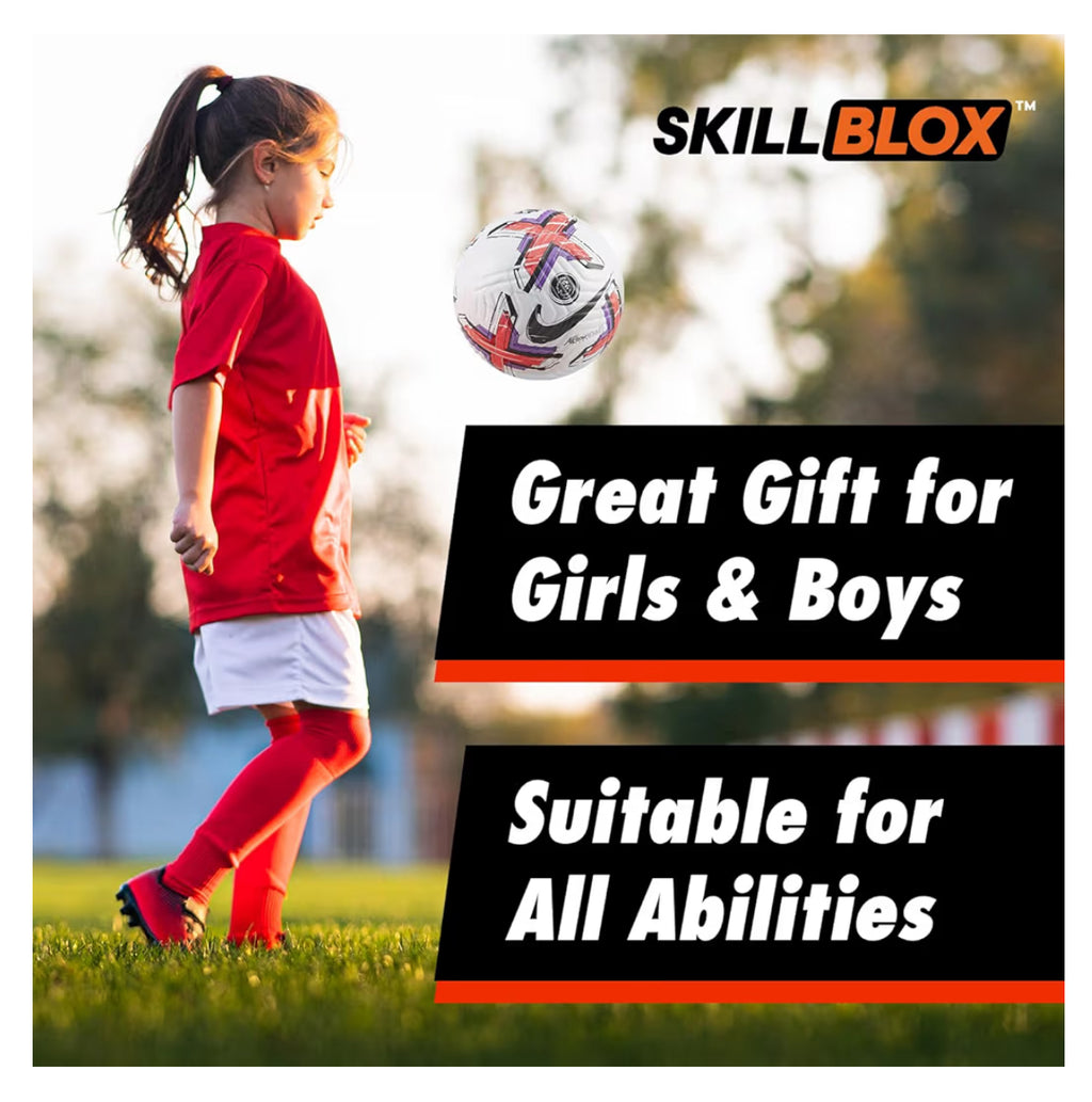 SKILL BLOX Football Keepy Up Training Dice (2 pcs) | Football Gifts for Boys & Girls 9-12 | Training Equipment, Teenage Boy Gifts for 8 9 10 11 12 Year Old | Games for Boys (KEEPY UP DICE)
