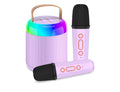 Onihan Karaoke Machine for Kids with 2 Microphones, Portable Kids Karaoke Machines for Girls with LED Party Lights,Girls Toys Birthday Gifts for Kids Age 14-18 (Purple 2 Mic